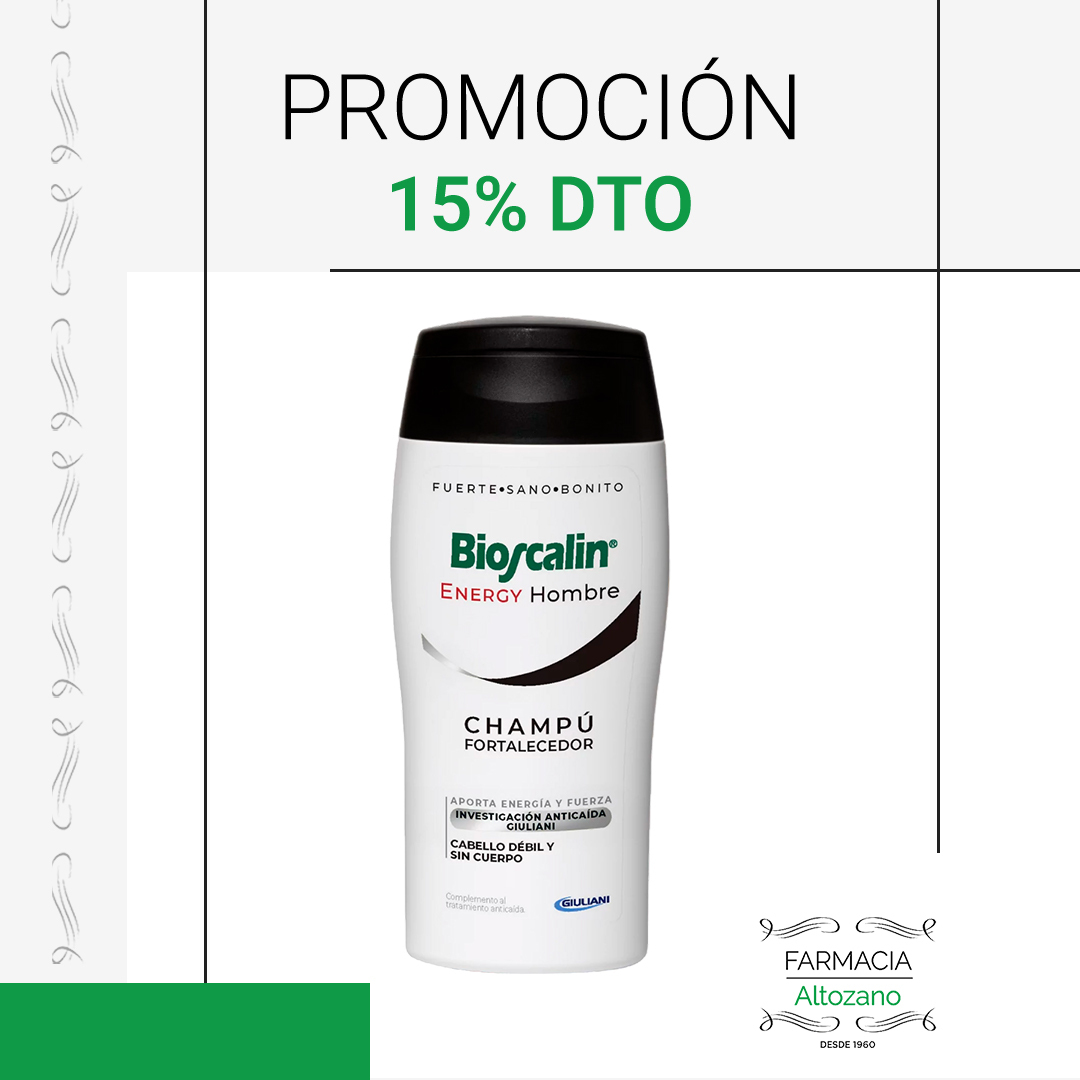 BIOSCALIN ENERGY MEN CHAMPÚ 200ML