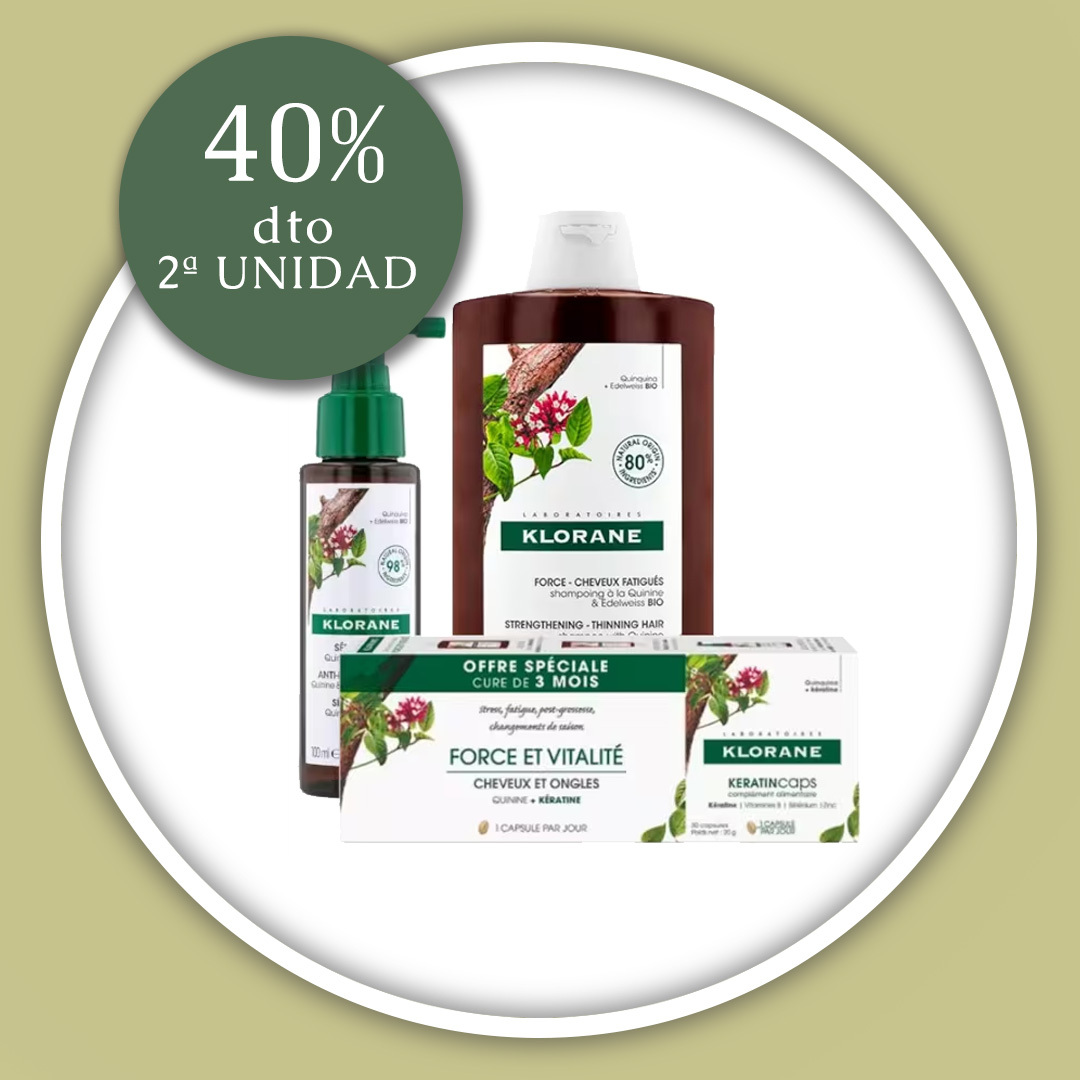 KLORANE GAMA ANTICAIDA (QUININA)
