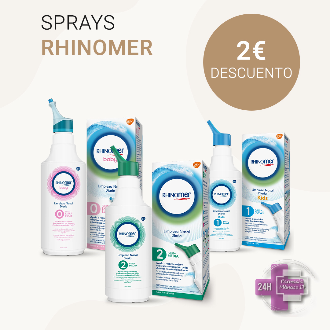 RHINOMER SPRAYS DESCONGESTIVOS