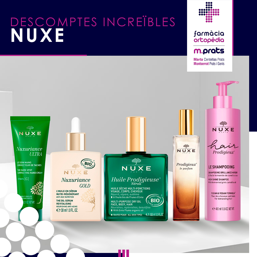 NUXE DESCUENTOS ESPECIALES