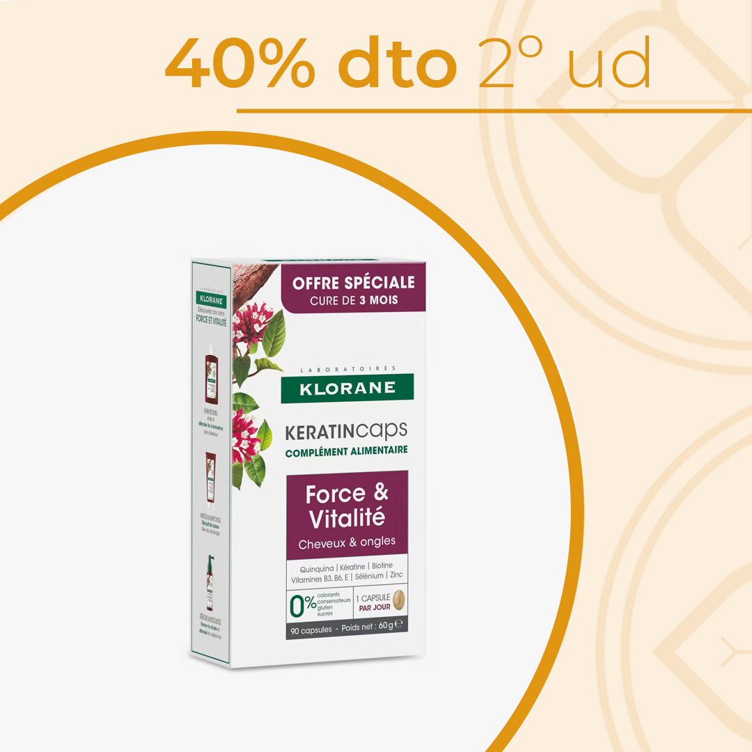 KLORANE KERATINCAPS 90 CÁPSULAS