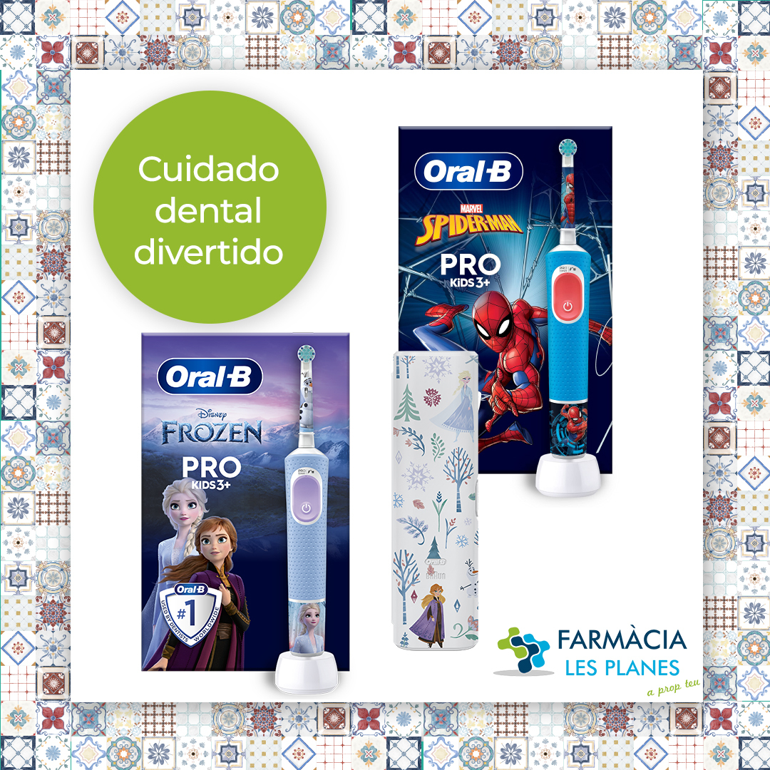 CEPILLO ORAL B INFANTIL FROZEN SPIDERMAN