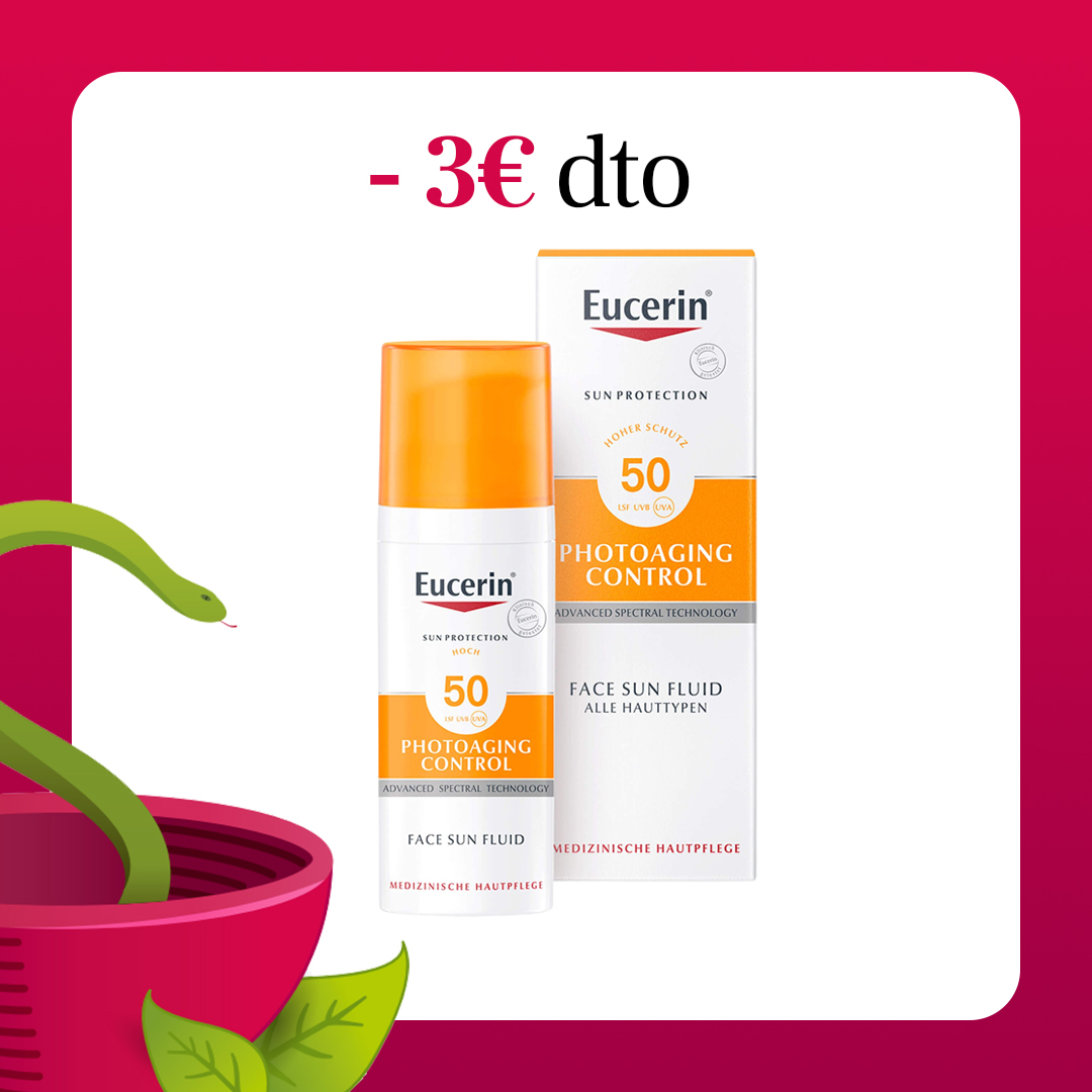 -3€ en solares faciales Eucerin