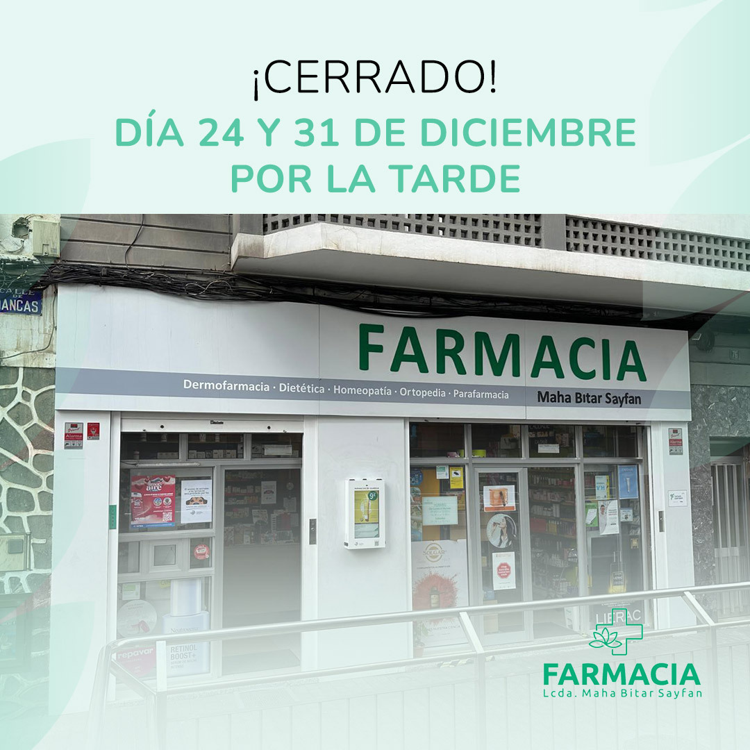 CERRADO: TARDES DEL 24 Y 31 DICIEMBRE