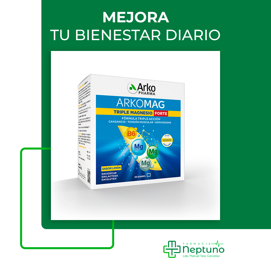 ARKOMAG. TRIPLO MAGNÉSICO FORTE