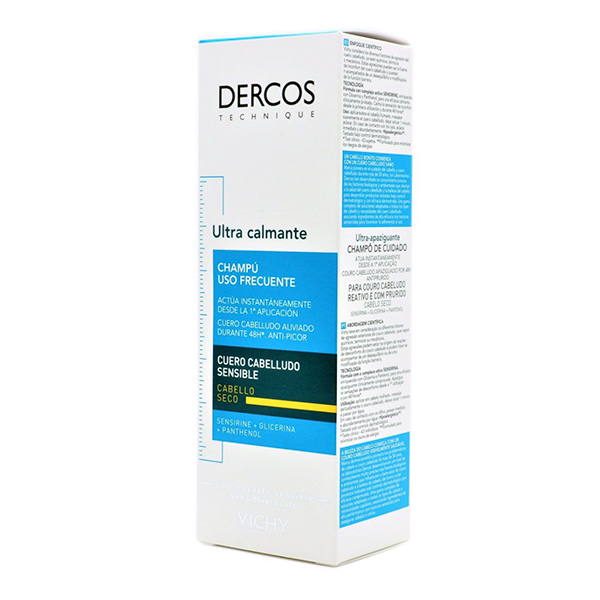 VICHY DERCOS TECHNIQUE CHAMPÚ ULTRACALMANTE SECO