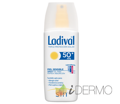 LADIVAL PIEL SENSIBLE ALERGICA FPS 50+ GEL-SPRAY 150 ML