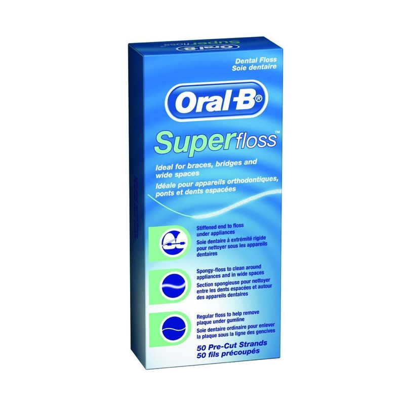 ORAL-B HILO DENTAL SUPER FLOSS 50 UDS