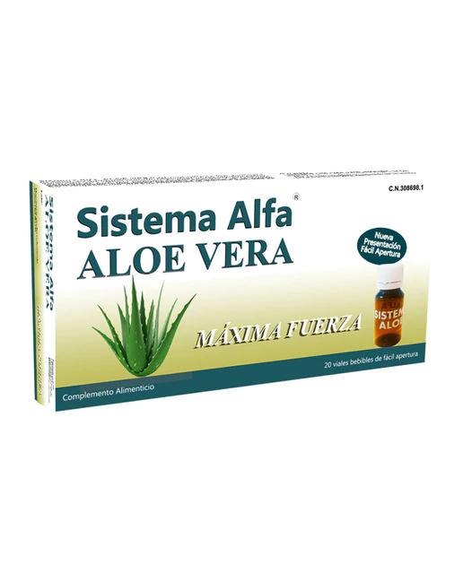 20 Ampollas Sistema Alfa Aloe Vera Máxima Fuerza Pharma Otc