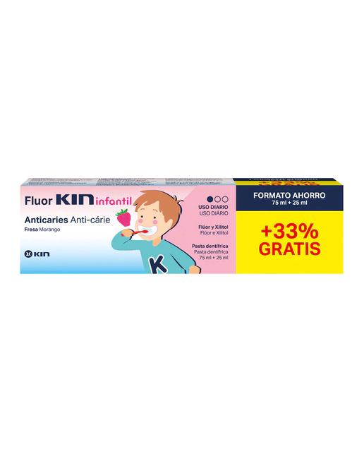 Pasta dentífrica Infantil Fluorkin Kin