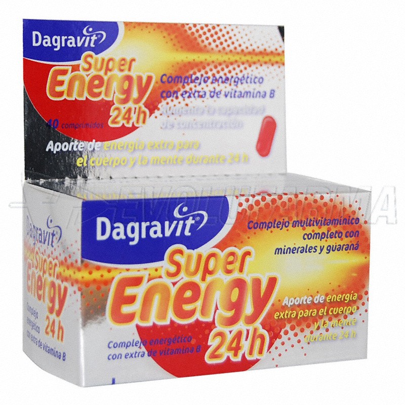 DAGRAVIT SUPER ENERGY. 40 Comprimidos.