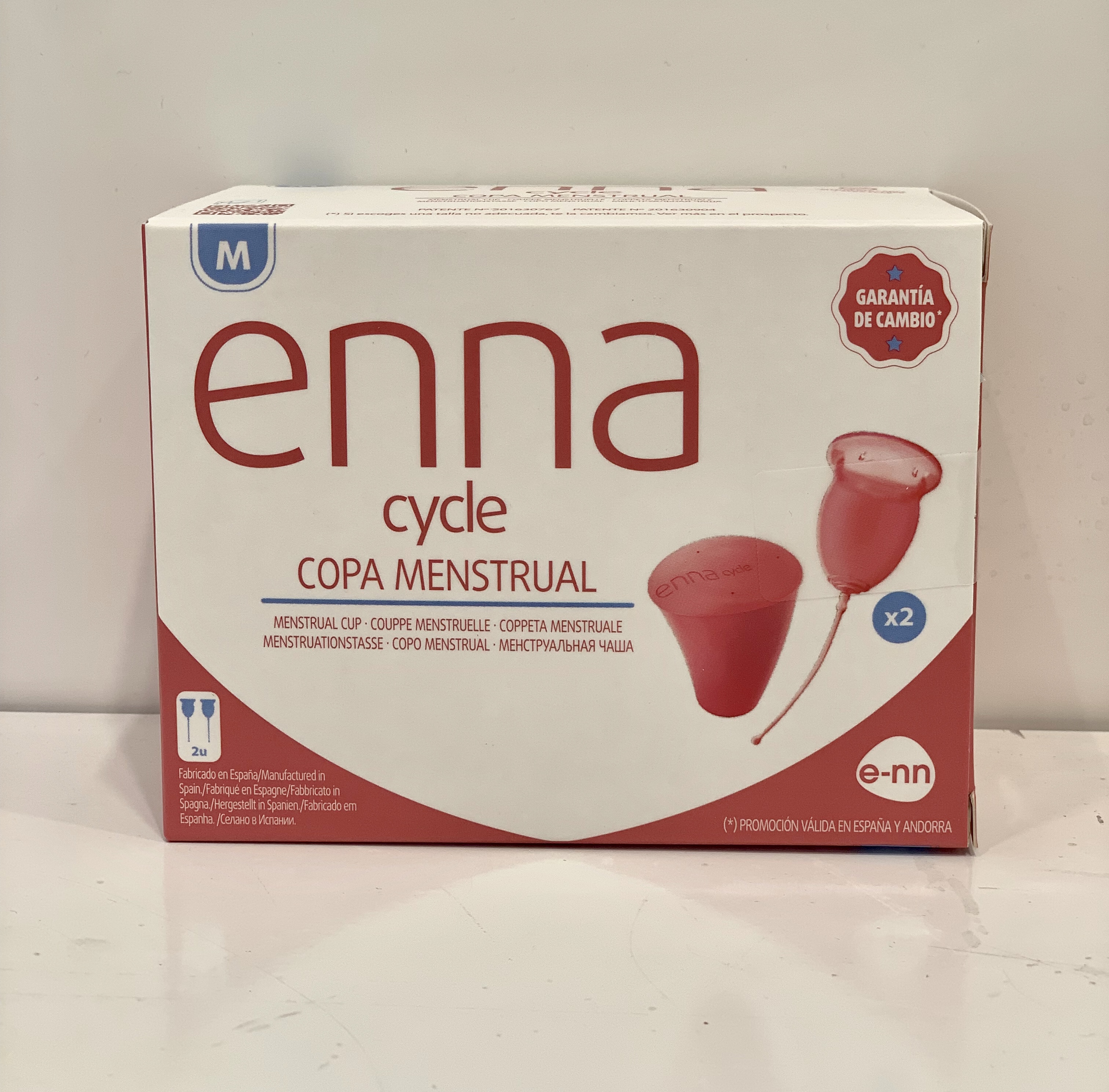 Enna Cycle 2 Copas Talla M + Esterilizador