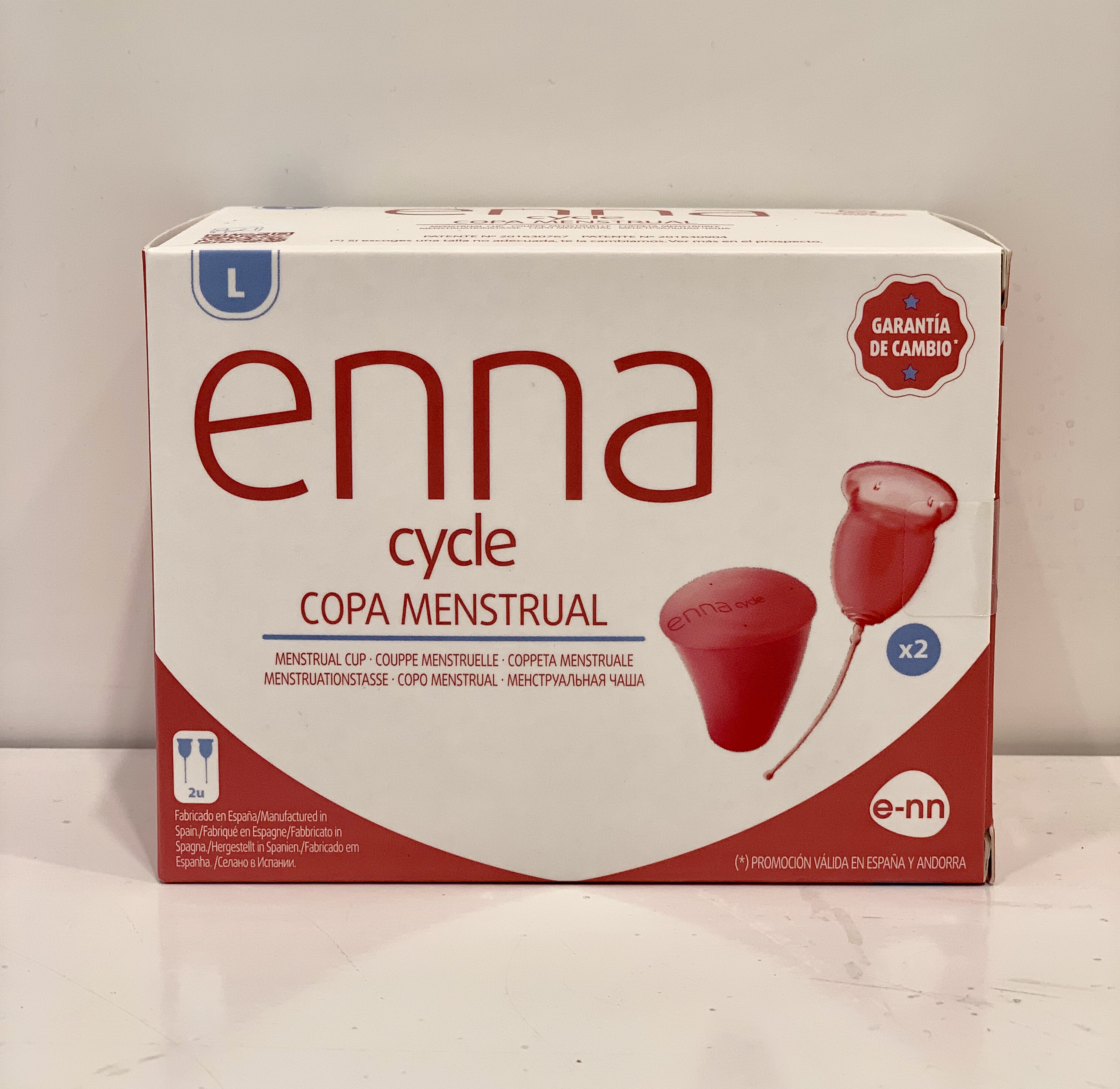 Enna Cycle 2 Copas Talla L + Esterilizador