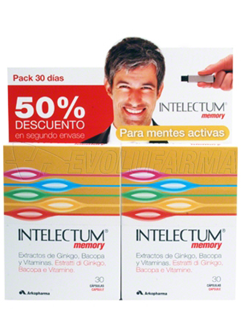 INTELECTUM MEMORY. 30 cápsulas