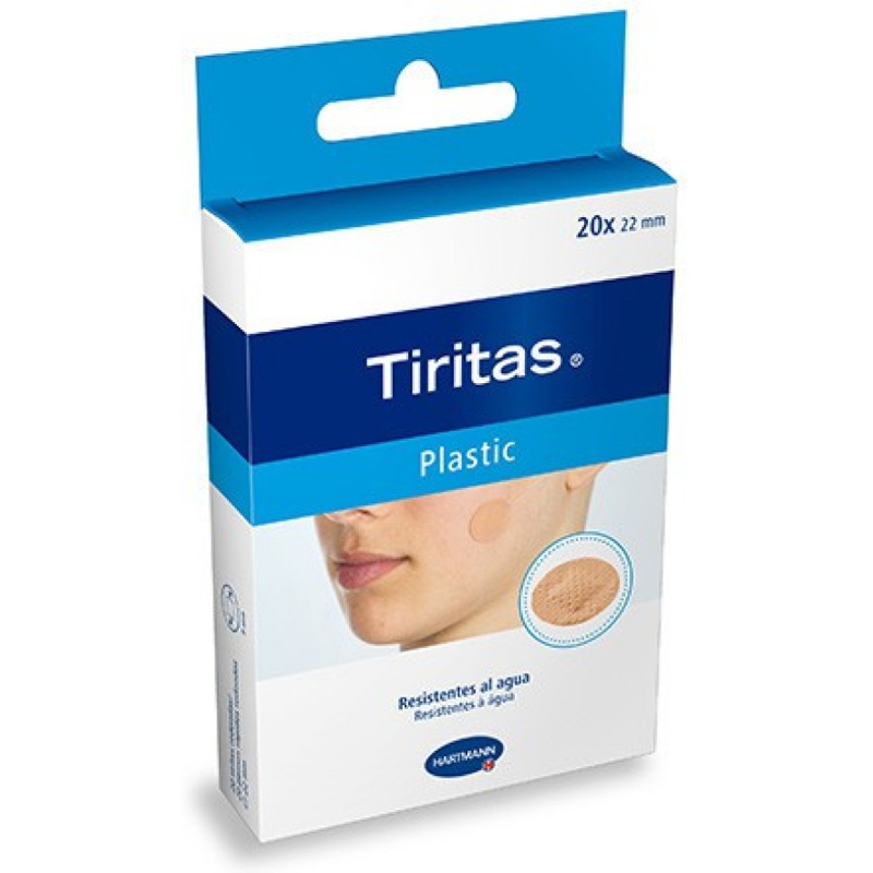 HARTMANN TIRITAS PLASTIC 20 UDS REDONDAS DE 22 MM