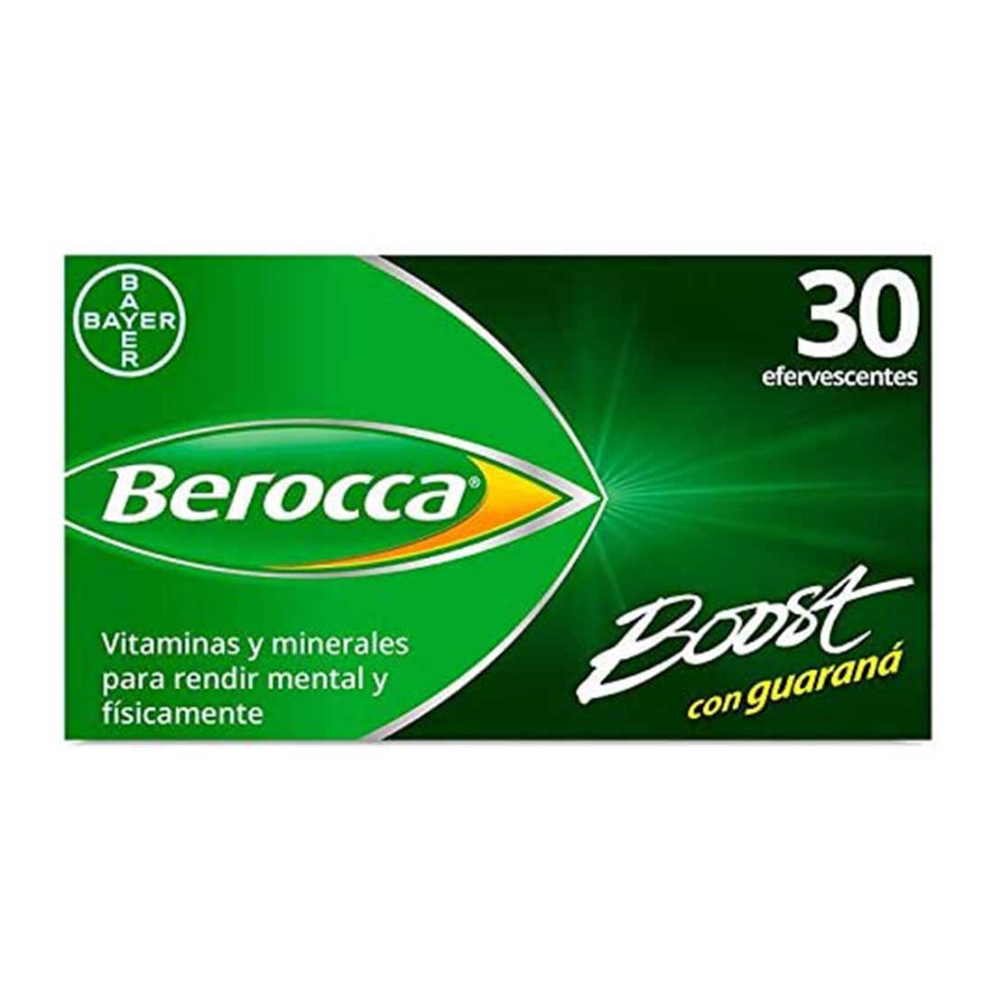 BEROCCA BOOST. 30  COMPRIMIDOS ESFERVECENTES