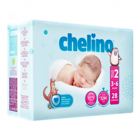 Chelino Pañal Infantil Talla 2 (3-6 kg)