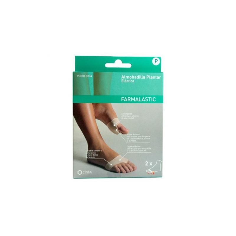 Farmalastic Almohadilla Plantar Elastica Gel Silicona Talla-M