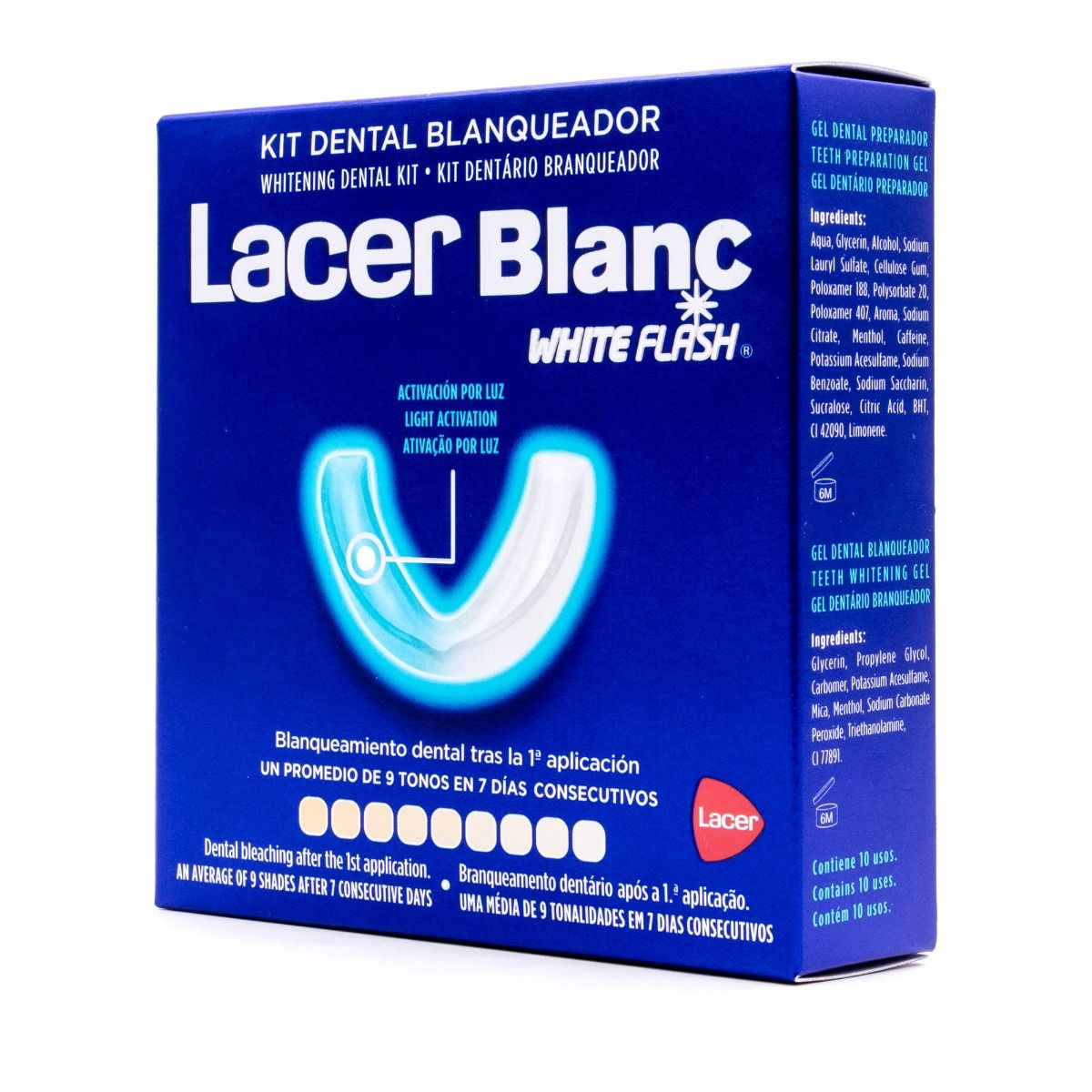 Farmacia Santo Domingo - Lacer Blanc White Flash Kit Blanqueador de efecto  inmediato para dientes visiblemente más blancos, llévate de REGALO un  mochila por la compra de 1 kit #Lacer #Dental #Regalo #