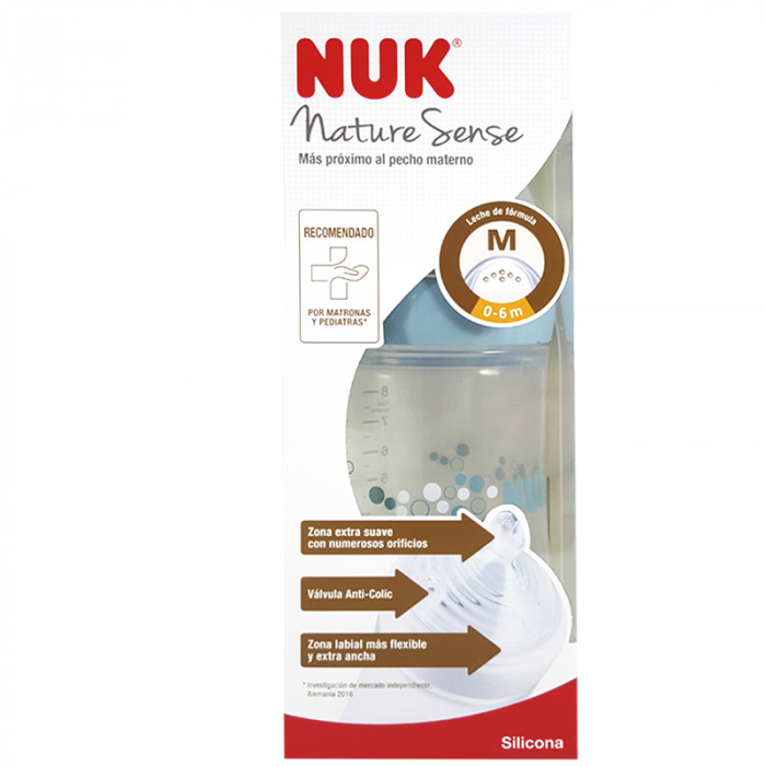 NUK Nature Sense Biberon - 260ml