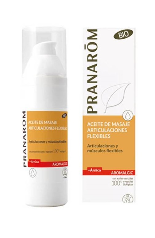 PRANAROM Aromalgic – Aceite de masaje - Articulaciones flexibles 100ML