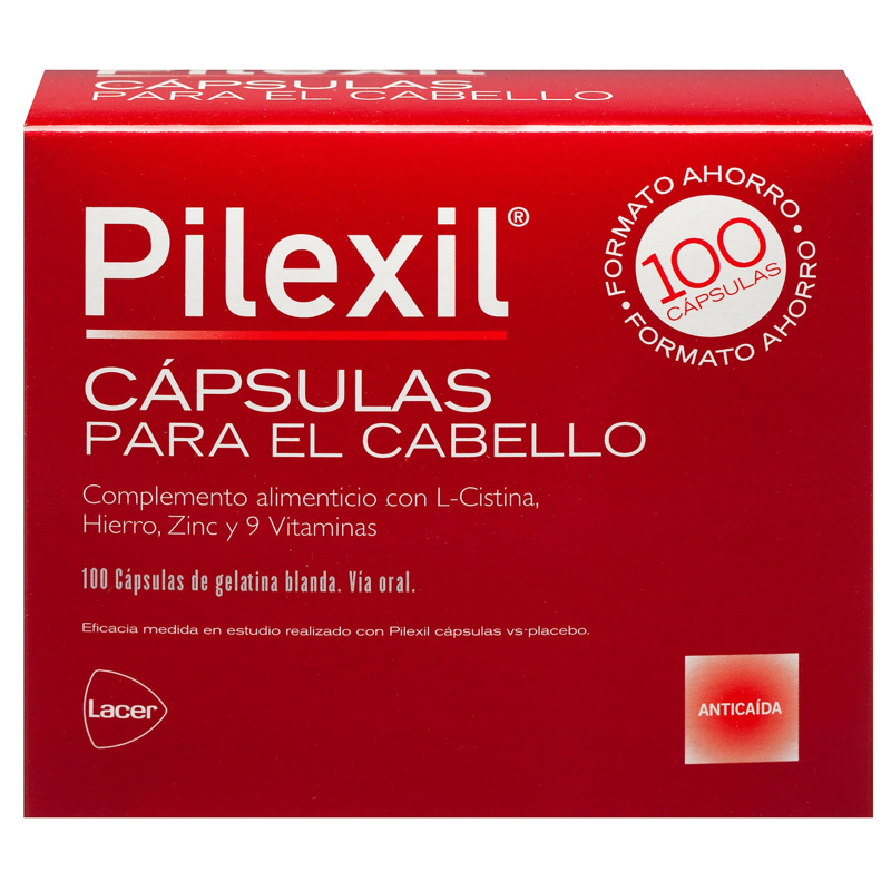 PILEXIL CAPSULAS FORTE CABELLO Y UÑAS, 100 CAPS