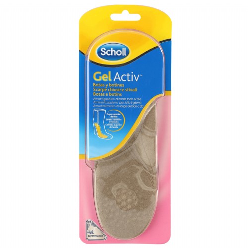 PLANTILLAS SCHOLL GEL ACTIV BOTAS Y BOTINES 1 PAR