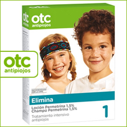 OTC PACK Tratamiento Completo Antipiojos Permetrina 1,5 % (Loción y Champú)