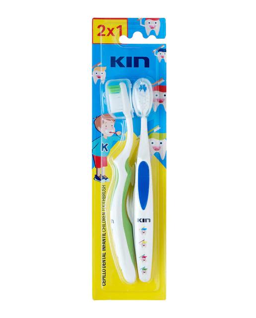 2 Cepillos dentales Infantil Kin