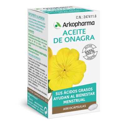 ARKOCÁPSULAS ACEITE DE ONAGRA 50 CAPSULAS