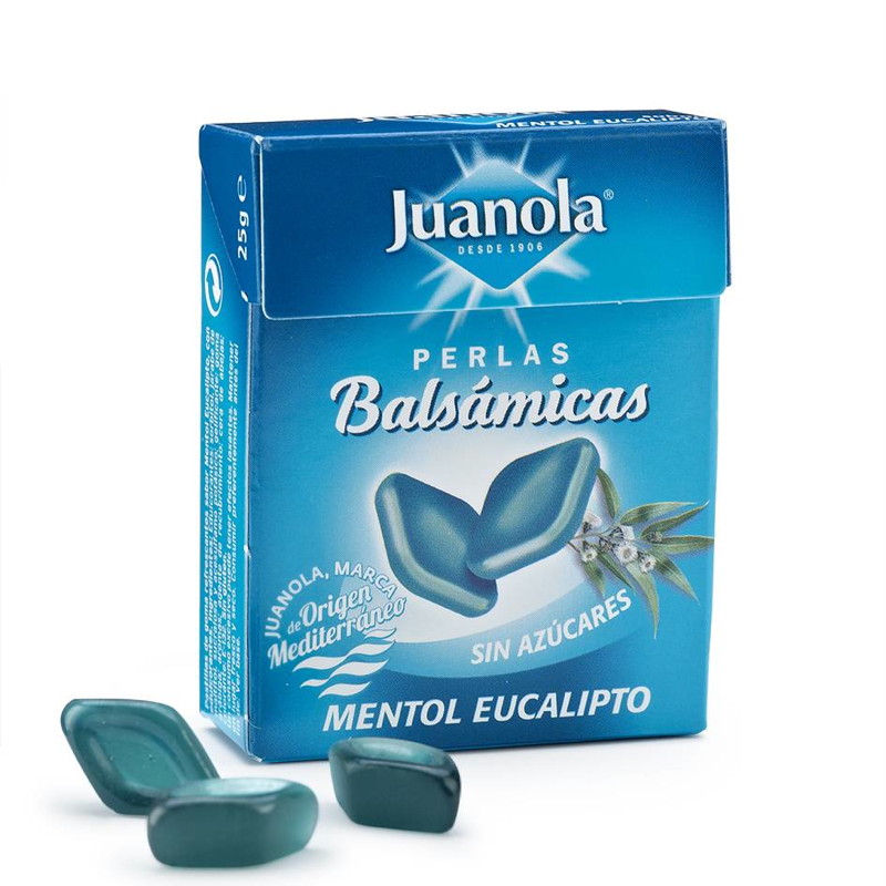 JUANOLA PERLAS BALSÁMICAS MENTOL EUCALIPTO 25 GR