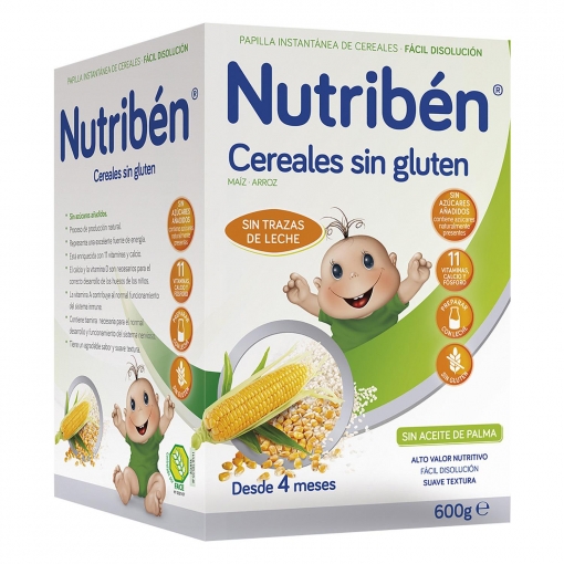 Nutriben Papilla Cereales Sin Gluten 600 gr