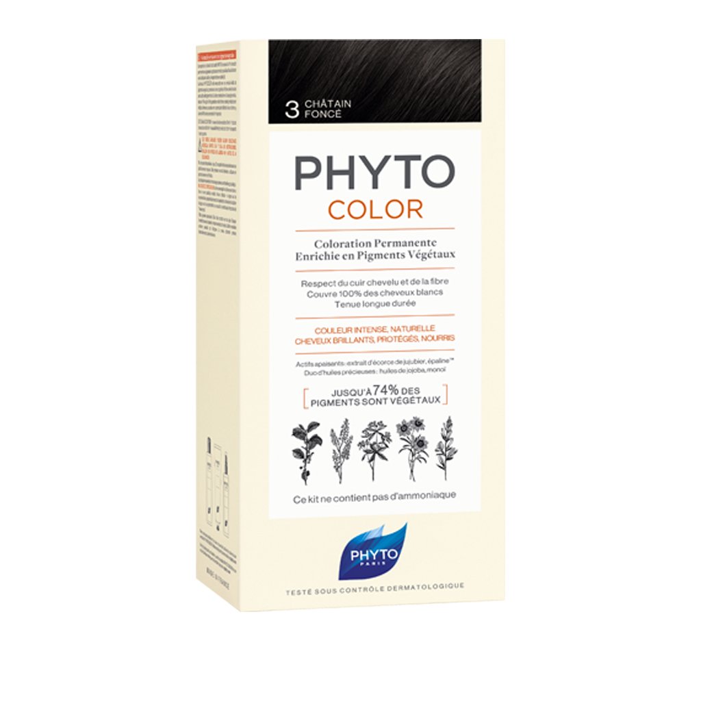 Phytocolor Tinte 3 Castaño Oscuro