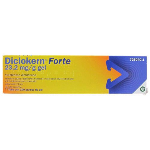 DICLOKERN FORTE 23,2 MG/G GEL, 1 tubo de 100 g