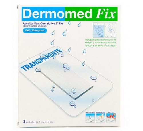 DERMOMED FIX SEGUNDA PIEL APOSITO ESTERIL 10 CM X 7.5 CM 4 U DERMOMED FIX SEGUNDA PIEL APOSITO ESTERIL 10 CM X 7.5 CM 4 U