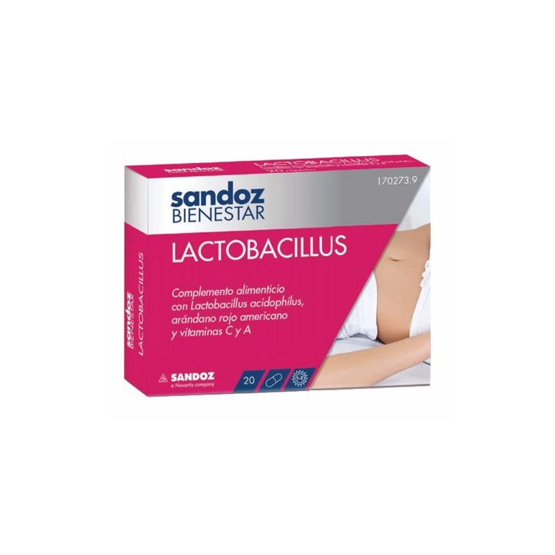 Sandoz Bienestar Lactobacillus 20 Cápsulas