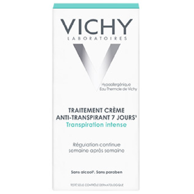 VICHY DÉODORANT. TRATAMIENTO ANTI-TRANSPIRANTE 7 DÍAS CREMA. 40ML