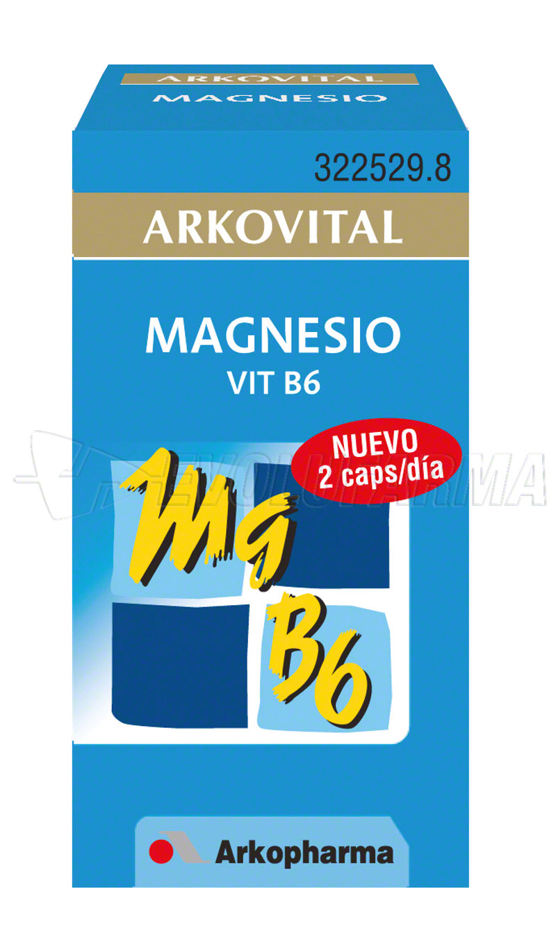 ARKOVITAL MAGNESIO VITAMINA B6. 30 comprimidos