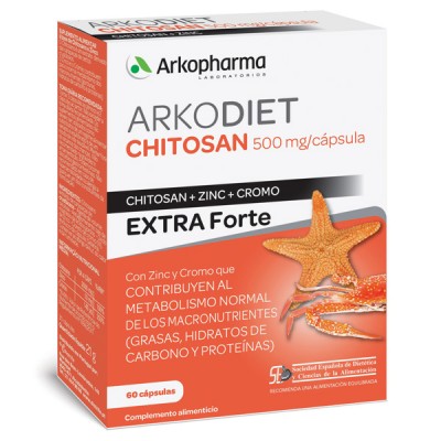 ARKODIET CHITOSAN EXTRA FORTE 60 CAPSULAS