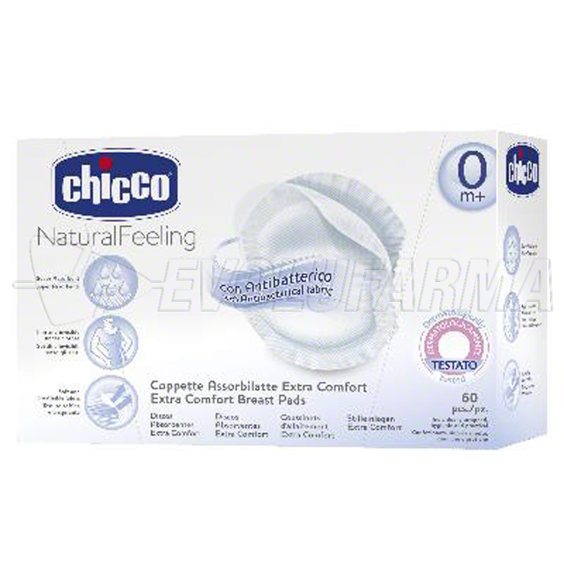 CHICCO DISCOS ABSORBENTES ANTIBACTERIAS