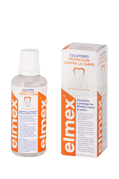 ELMEX COLUTORIO ANTICARIES. Botella de 400ml.
