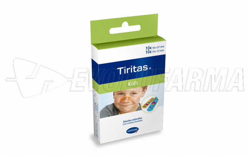 HARTMANN TIRITAS KIDS. 20 uds. de 2 tamaños.