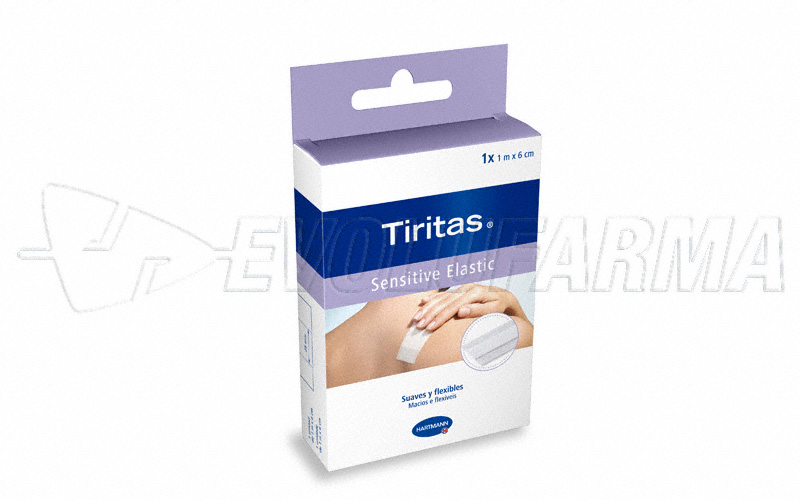 HARTMANN TIRITAS SENSITIVE - SENSITIVE ELASTIC. 1 ud. de 8 cm x 1 m.