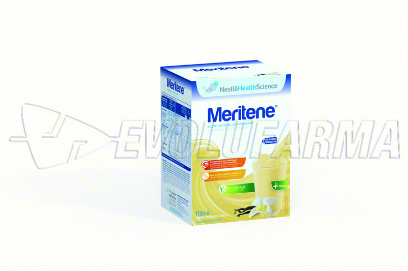 MERITENE FIBRA VAINILLA. 14 sobres de 35 gr.