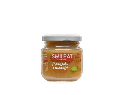 SMILEAT TARRITO MANZANA Y NARANJA 130GRS