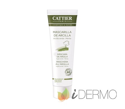 CATTIER MASCARILLA FACIAL DE ARCILLA VERDE PIEL GRASA
