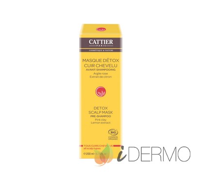 CATTIER MASCARILLA DETOX CUERO CABELLUDO PRECHAMPÚ