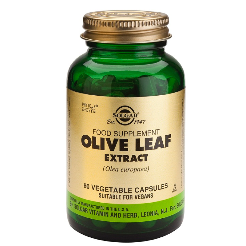 SOLGAR OLIVE LEAF EXTRACT 60CAPS