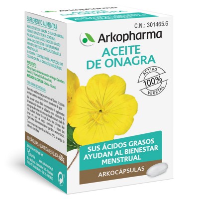 ARKOCÁPSULAS ACEITE DE ONAGRA 100 CAPSULAS