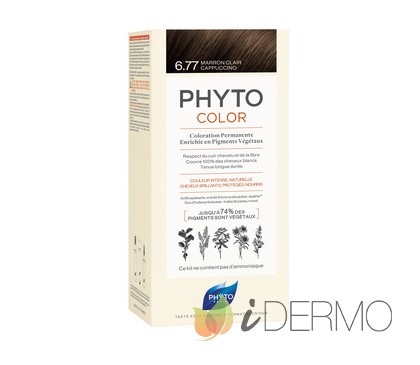 PHYTOCOLOR 6.77 MARRÓN CLARO CAPUCHINO